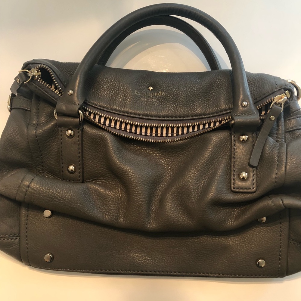 Gray Kate Spade Bag